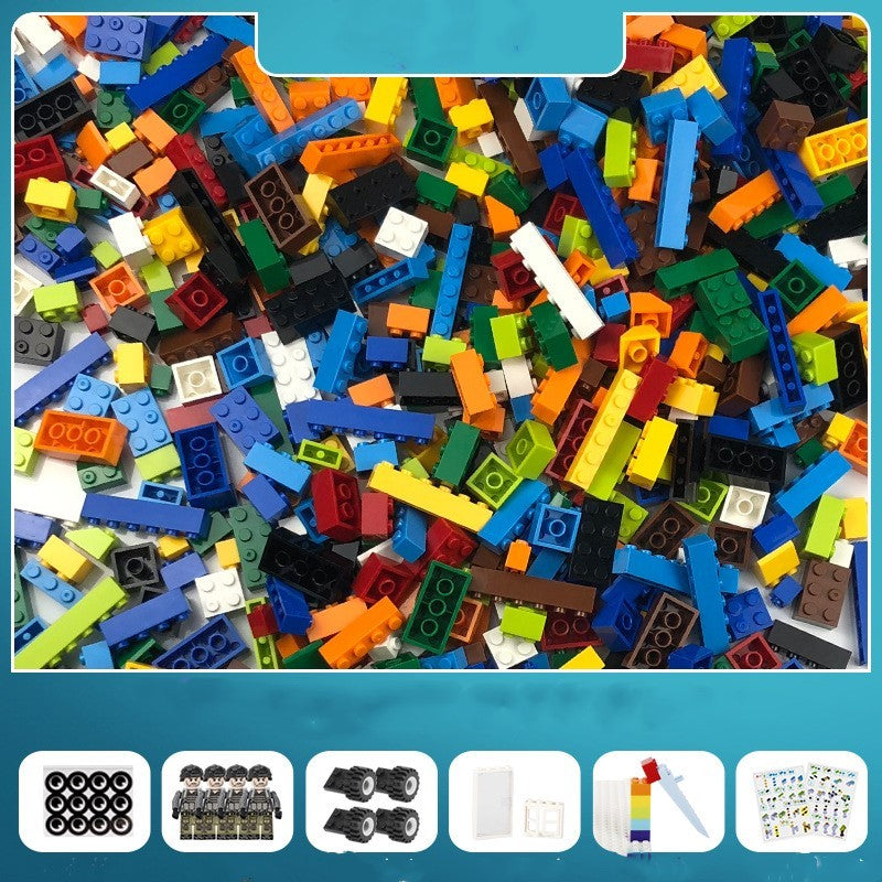 Bulk small particle building blocks