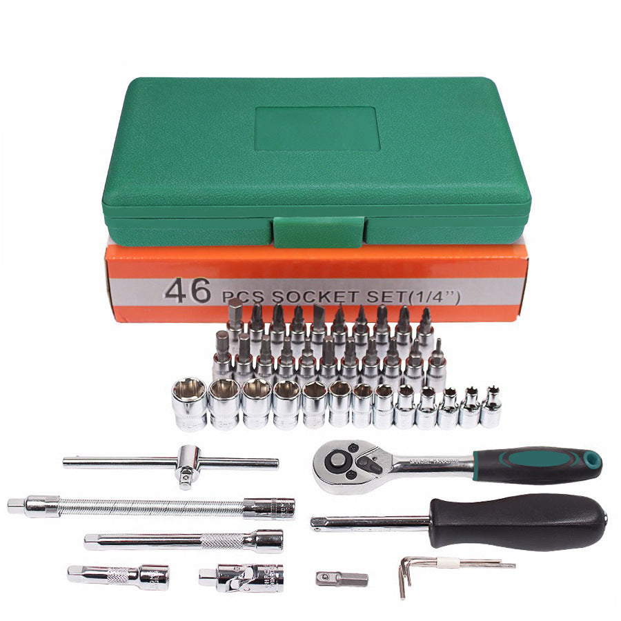 Car Repair Tool 46pcs Inch Socket Set