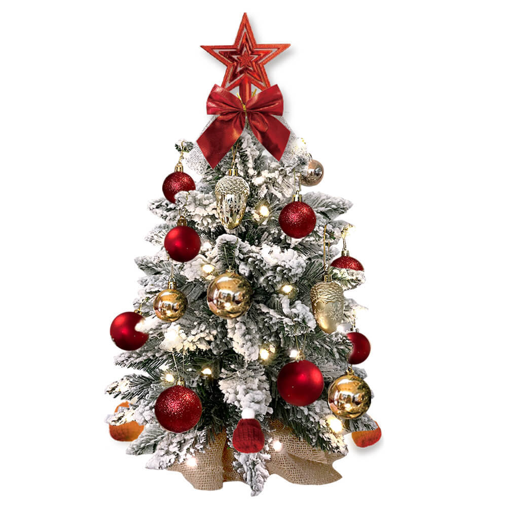 2ft Mini Christmas Tree With Light Artificial Small Tabletop