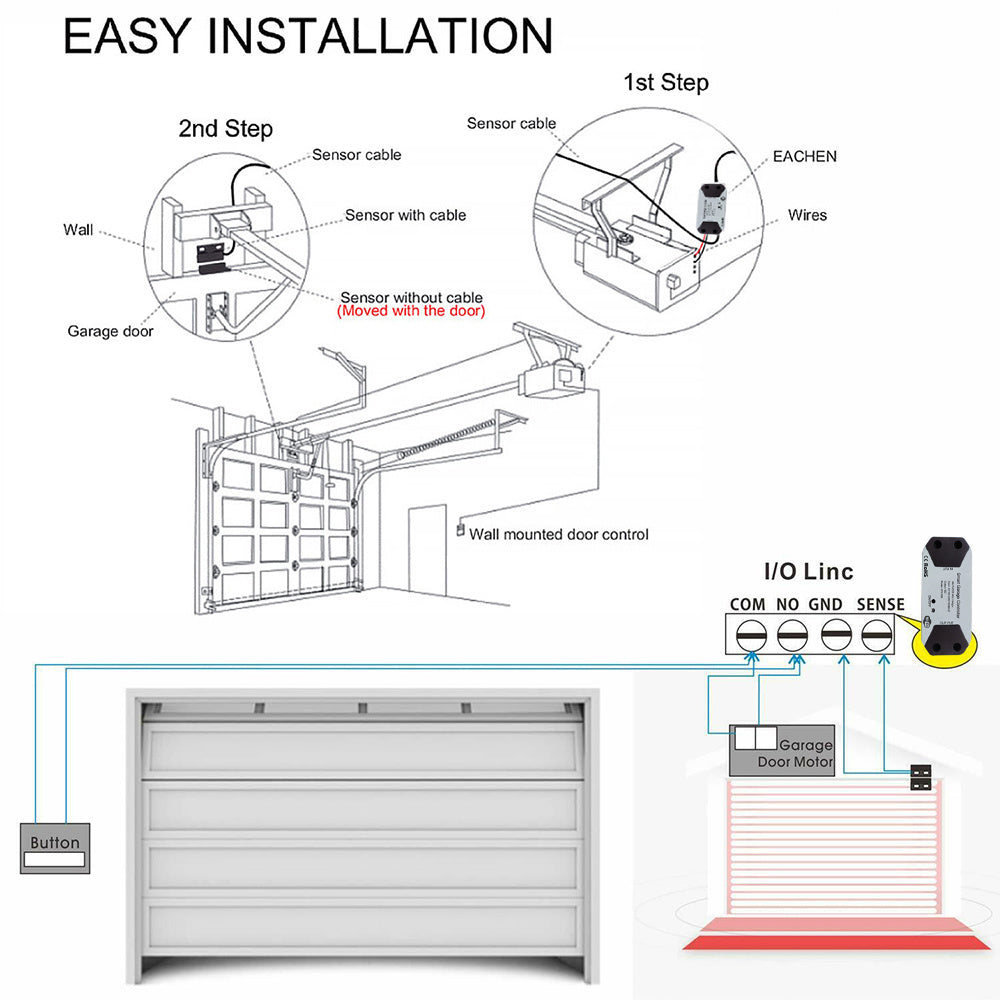 WIFI garage door controller APP voice control