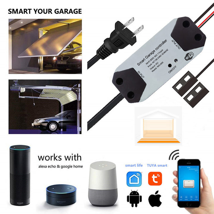 WIFI garage door controller APP voice control