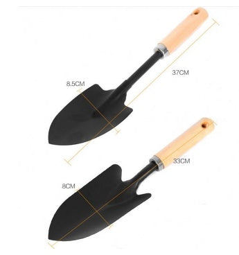 Garden Tools Five  Wooden Handle Rake