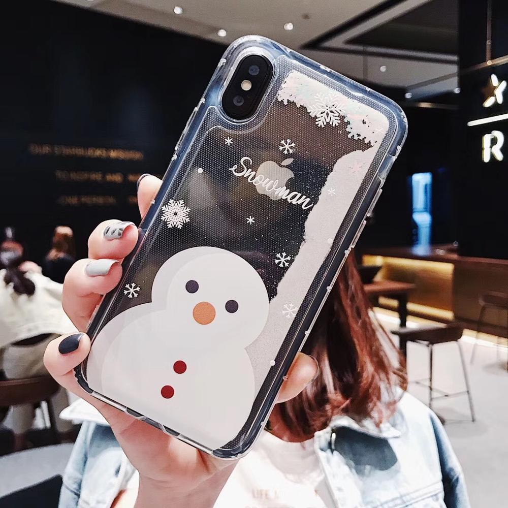 Snowflake Sand Christmas Case