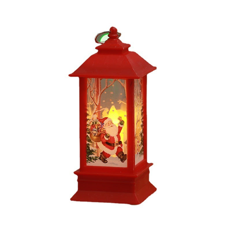 Christmas Decorations Flame Candlestick Lamp