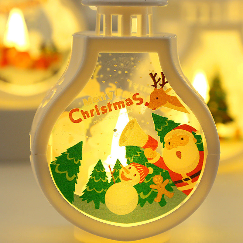 Romantic Christmas Candle Lamp