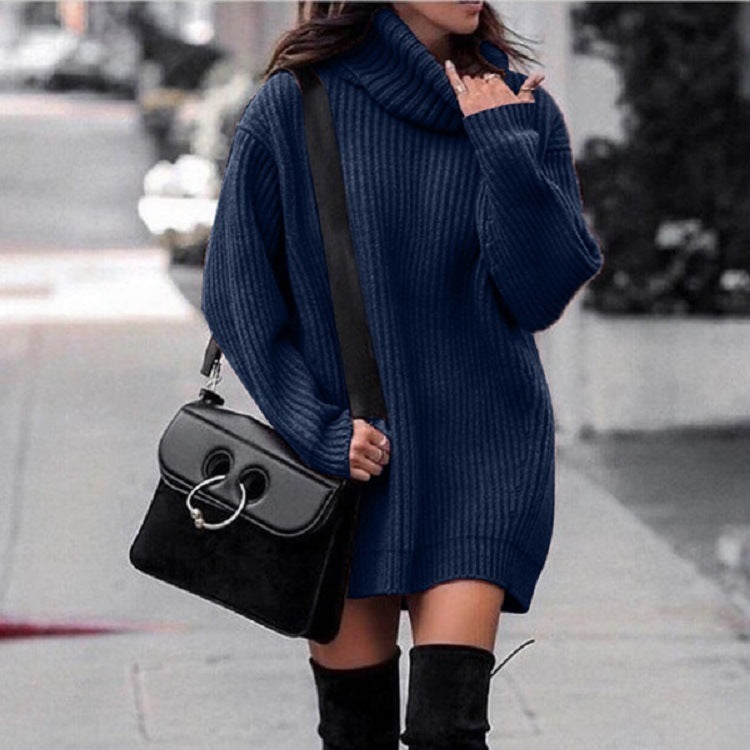 Fashionable Knitted Dress Sweaters