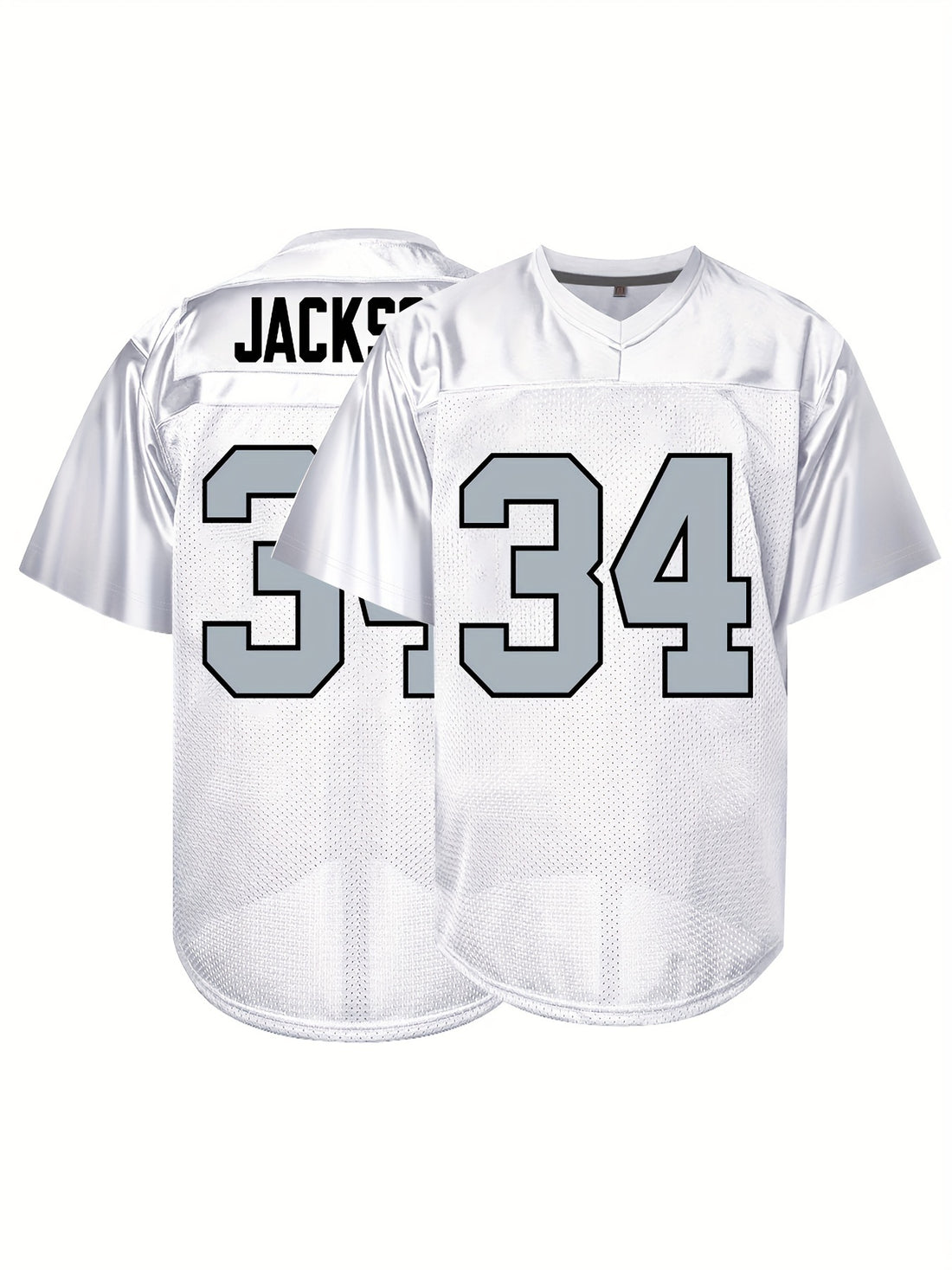 Men's #34 Embroidered Sports Jersey