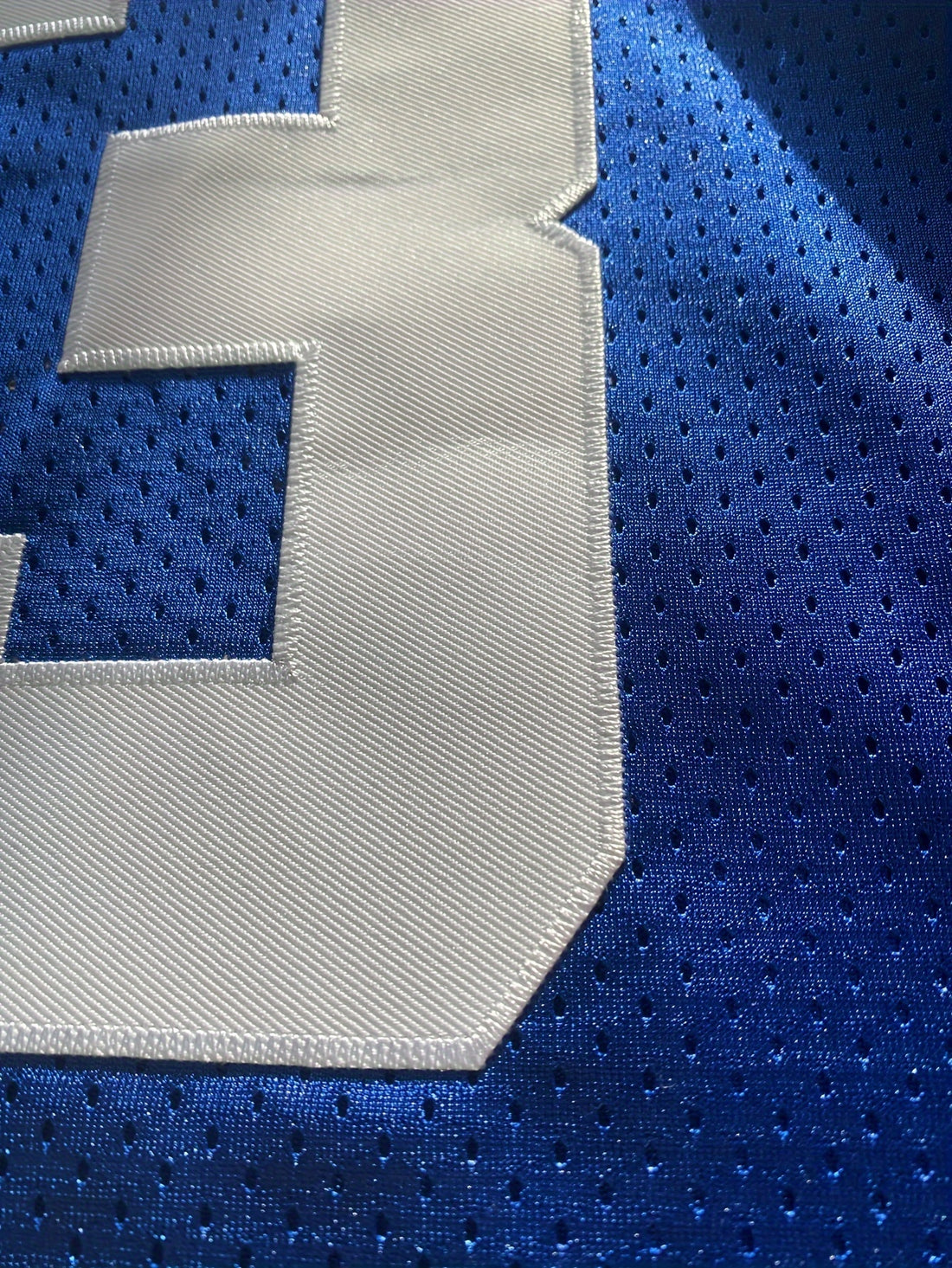 Men's Blue #33 Embroidered American Football Jersey