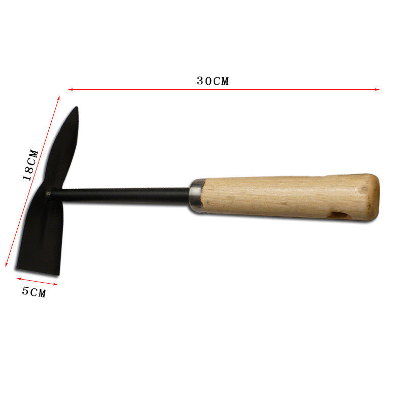 Garden Tools Five  Wooden Handle Rake