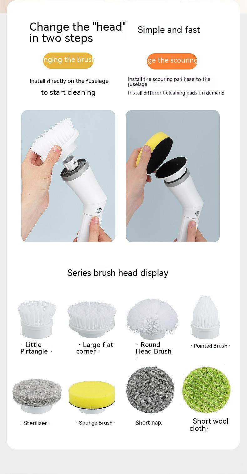 ScrubEase™  |  Electric Multifunction Wall Scrubber Brush