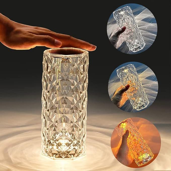 Touchable 16 Colors LED Crystal Lamp